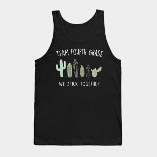 Cactus School Shirt Fourth Grade T-Shirt Tank Top